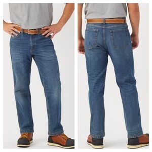 Duluth Trading Co Jeans Flex Ballroom Relaxed 48 x 30 Work Denim Deep Pockets